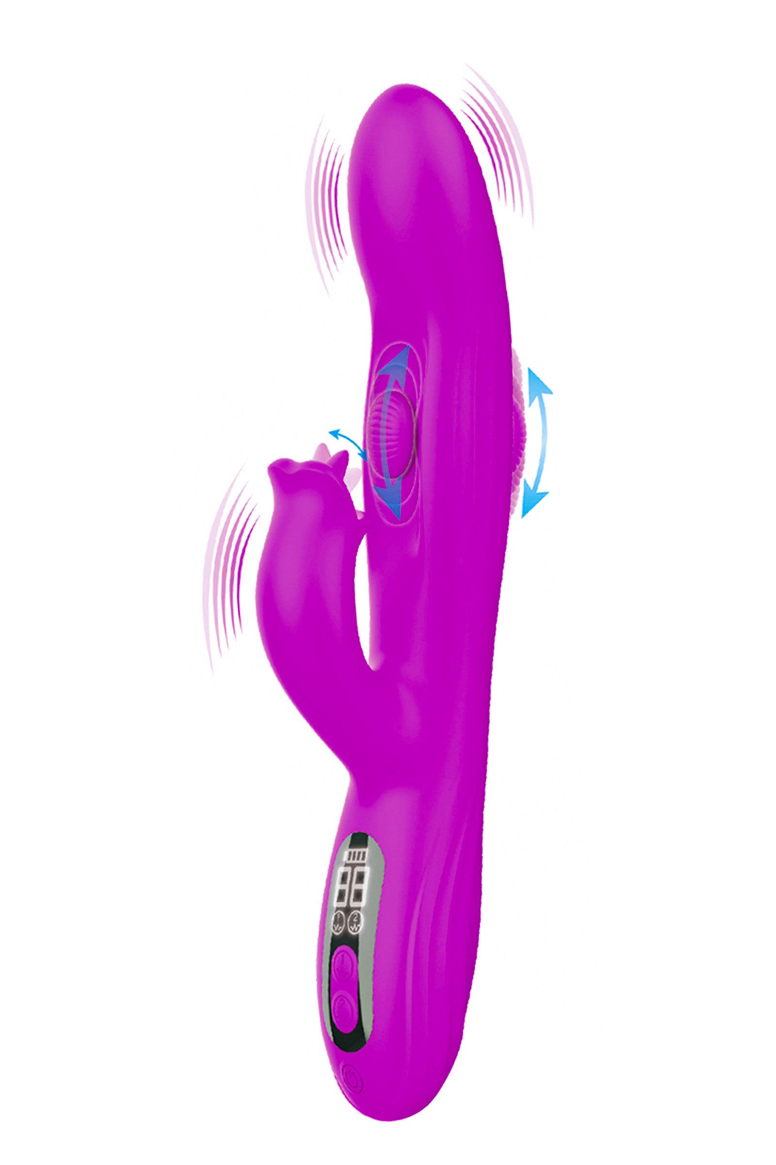 Vibromasseur rabbit oscillant