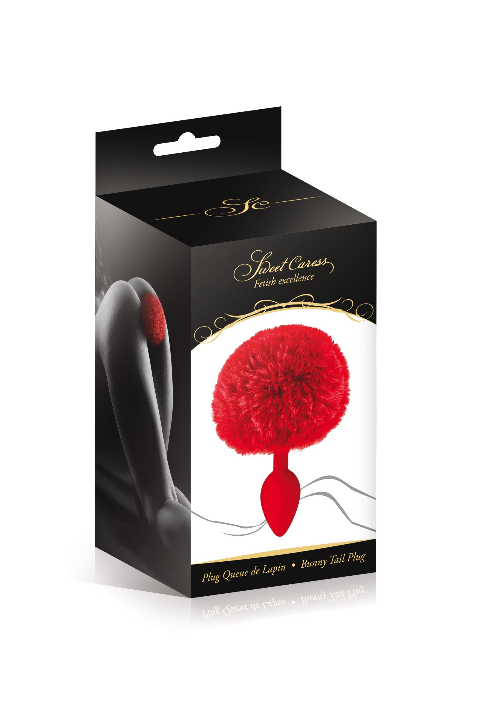 Plug anal queue de lapin rouge